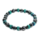 Gunmetal, Black & Hematite Men's Bracelet