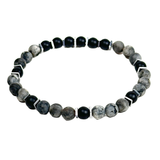 Labradorite and Hematite Men's Bracelet