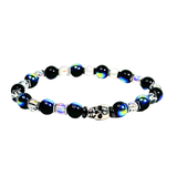 Skull and Black Aura Men's Bracelet