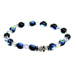 Skull and Black Aura Men's Bracelet