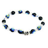 Skull and Black Aura Men's Bracelet