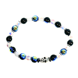 Skull and Black Aura Men's Bracelet