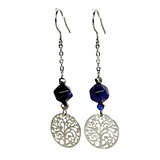 Tree of Life and Amethyst Earrings