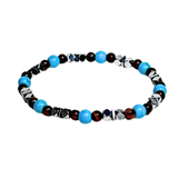 Tiger Eye, Howlite and Hematite Women's Bracelet