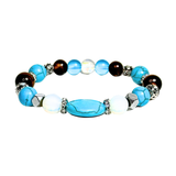 Tiger Eye, Moonstone, Howlite and Hematite Women's Bracelet