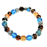 Tiger Eye and Imperial Jasper Women's  Bracelet