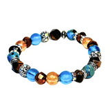 Tiger Eye and Imperial Jasper Women's  Bracelet