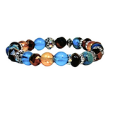 Tiger Eye and Imperial Jasper Women's  Bracelet