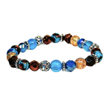 Tiger Eye and Siderolite Women's  Bracelet