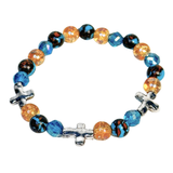 Cross and Siderolite Women's  Bracelet