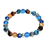 Tiger Eye and Siderolite Women's  Bracelet