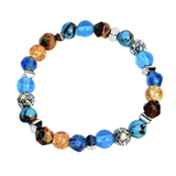 Tiger Eye and Siderolite Women's  Bracelet