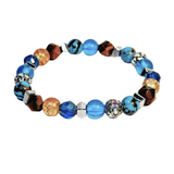 Tiger Eye and Siderolite Women's  Bracelet