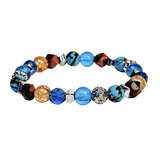 Tiger Eye and Siderolite Women's  Bracelet