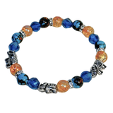 Elephant Charm and Siderolite Women's  Bracelet