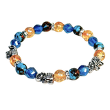 Elephant Charm and Siderolite Women's  Bracelet