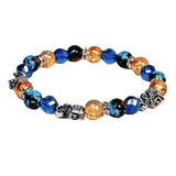 Elephant Charm and Siderolite Women's  Bracelet