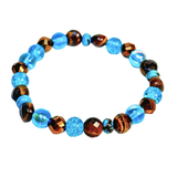 Tiger Eye and Siderolite Women's  Bracelet