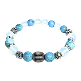 Turquoise and Moonstone Women's Bracelet