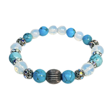 Turquoise and Moonstone Women's Bracelet