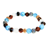 Turquoise and Tiger Eye Women's  Bracelet