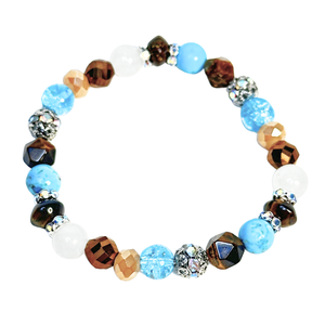 Turquoise and Tiger Eye Women's  Bracelet