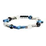 Cross and Siderolite Women's  Bracelet