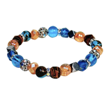 Tiger Eye and Siderolite Women's  Bracelet