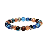 Tiger Eye and Siderolite Women's  Bracelet