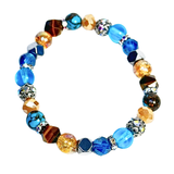 Tiger Eye and Siderolite Women's  Bracelet