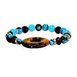 Tiger Eye and Siderolite Women's  Bracelet