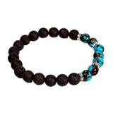 Lava and Siderolite Women's Bracelet