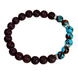 Lava and Siderolite Women's Bracelet