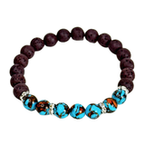 Lava and Siderolite Women's Bracelet