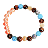 Turquoise and Tiger Eye Women's  Bracelet