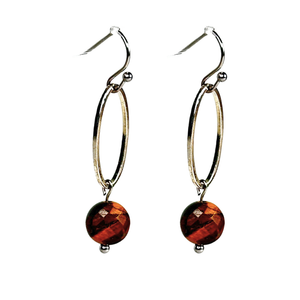 Tiger Eye Drop Earrings