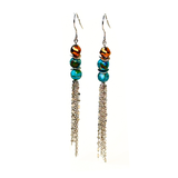 Imperial Jasper Chain Earrings