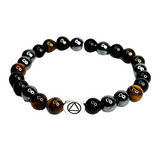 Men's Triple Protection Bracelet with AA Charm