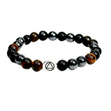 Men's Triple Protection Bracelet with AA Charm