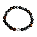 Men's Triple Protection Bracelet with AA Charm