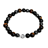 Men's Triple Protection Bracelet with AA Charm