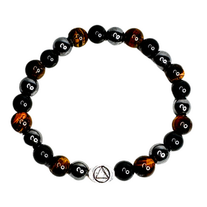 Men's Triple Protection Bracelet with AA Charm