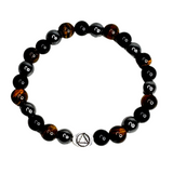 Men's Triple Protection Bracelet with AA Charm