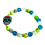 Halloween and Sugar Skull Inspired Charm Women's Bracelet