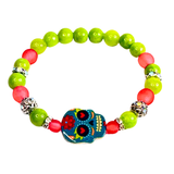 Halloween and Sugar Skull Inspired Charm Women's Bracelet