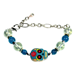 Halloween and Sugar Skull Inspired Charm Women's Bracelet