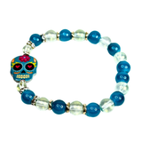 Halloween and Sugar Skull Inspired Charm Women's Bracelet