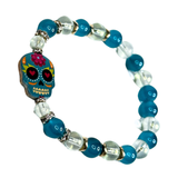 Halloween and Sugar Skull Inspired Charm Women's Bracelet