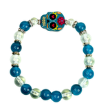 Halloween and Sugar Skull Inspired Charm Women's Bracelet