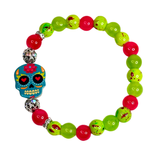 Halloween and Sugar Skull Inspired Charm Women's Bracelet